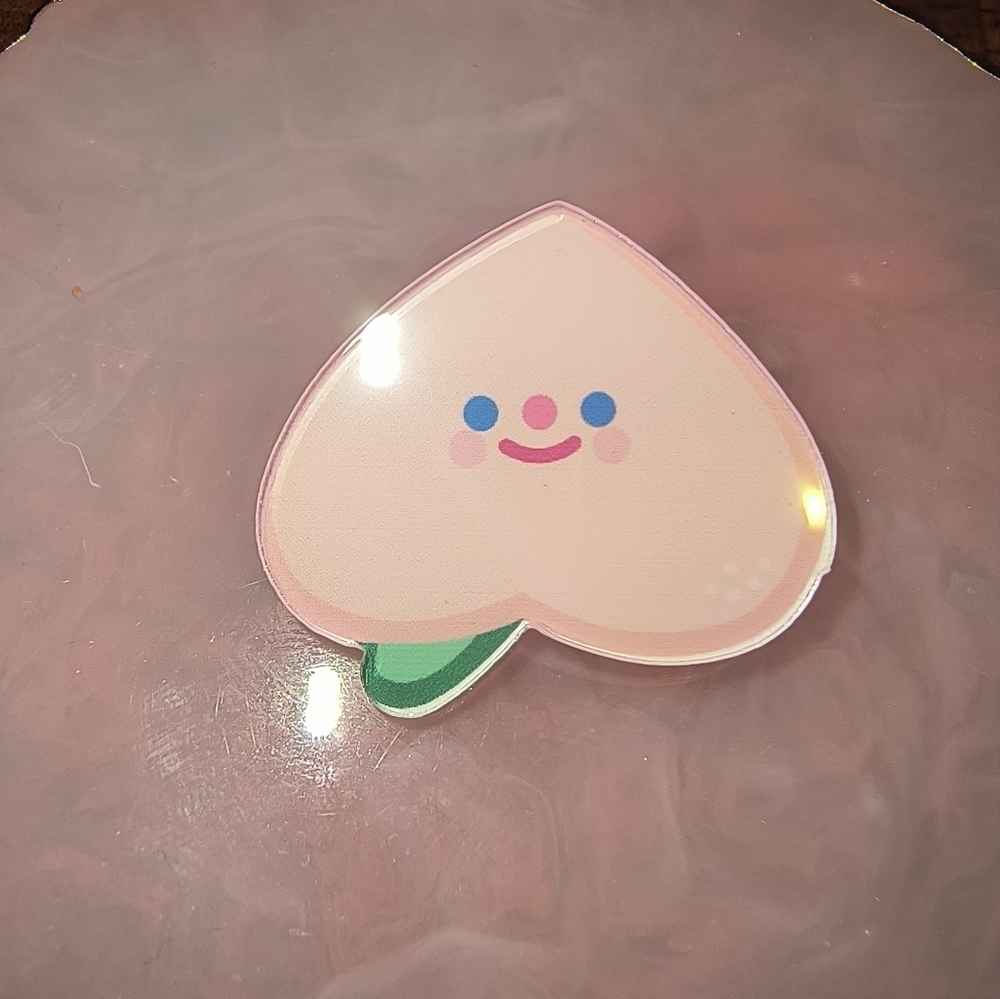 Cute Peach-Shaped Pin